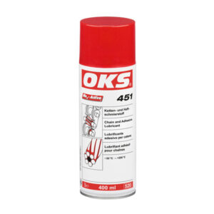 oks 451 – lubricante para cadenas y lubricante adherente, aerosol x 400ml