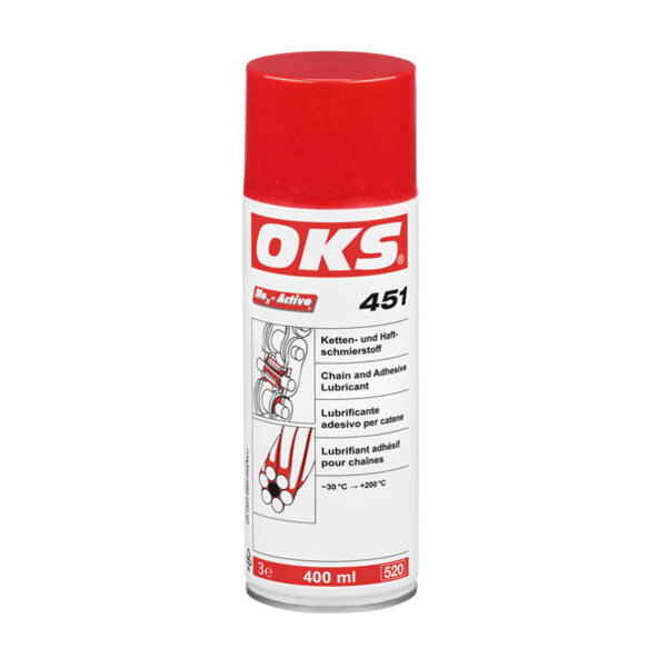 oks 451 – lubricante para cadenas y lubricante adherente, aerosol x 400ml oks 451 – lubricante para cadenas y lubricante adherente, aerosol x 400ml